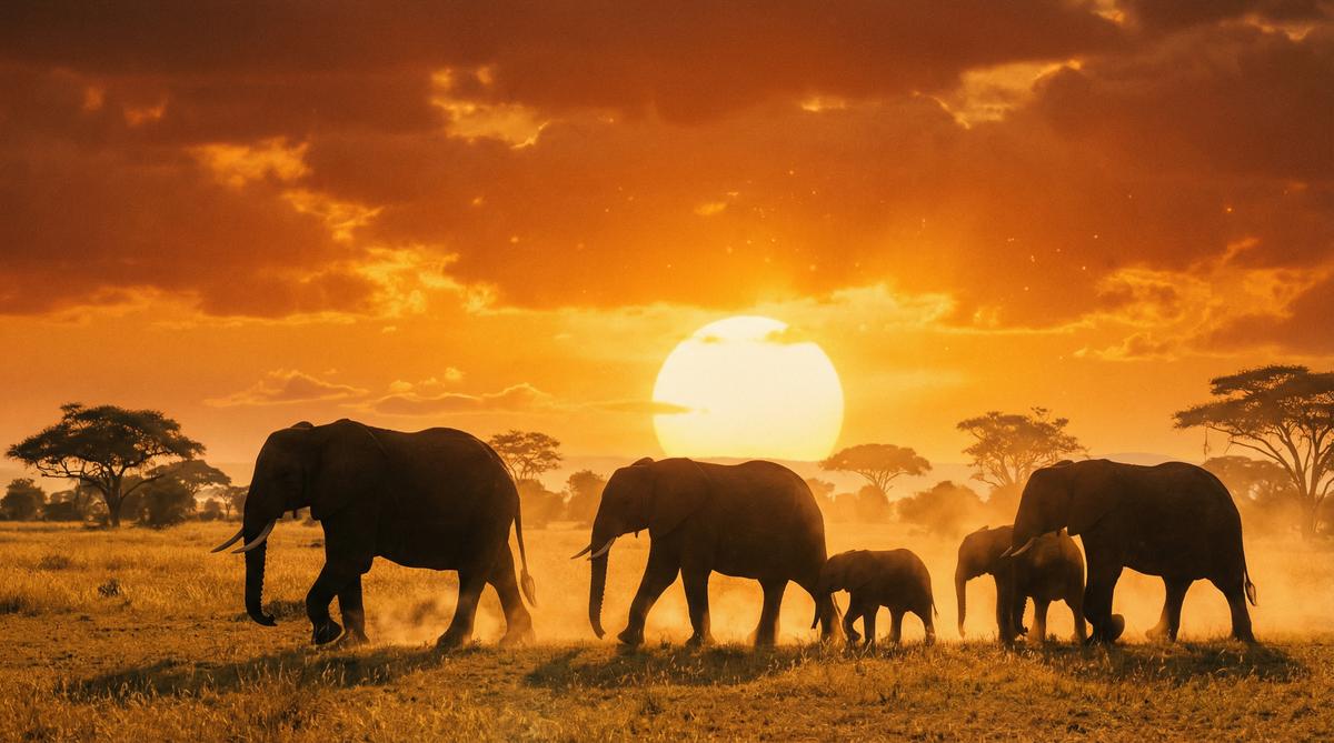 国产主播非洲象群视频